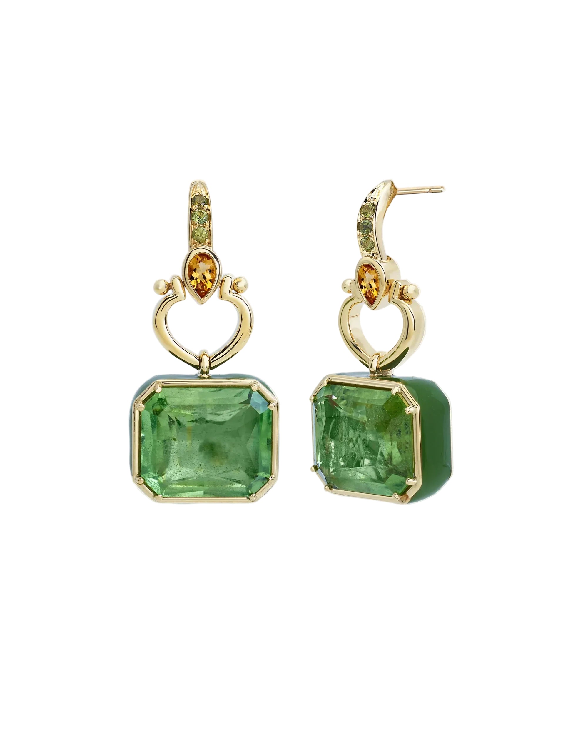 Love Handles Peridot Earrings