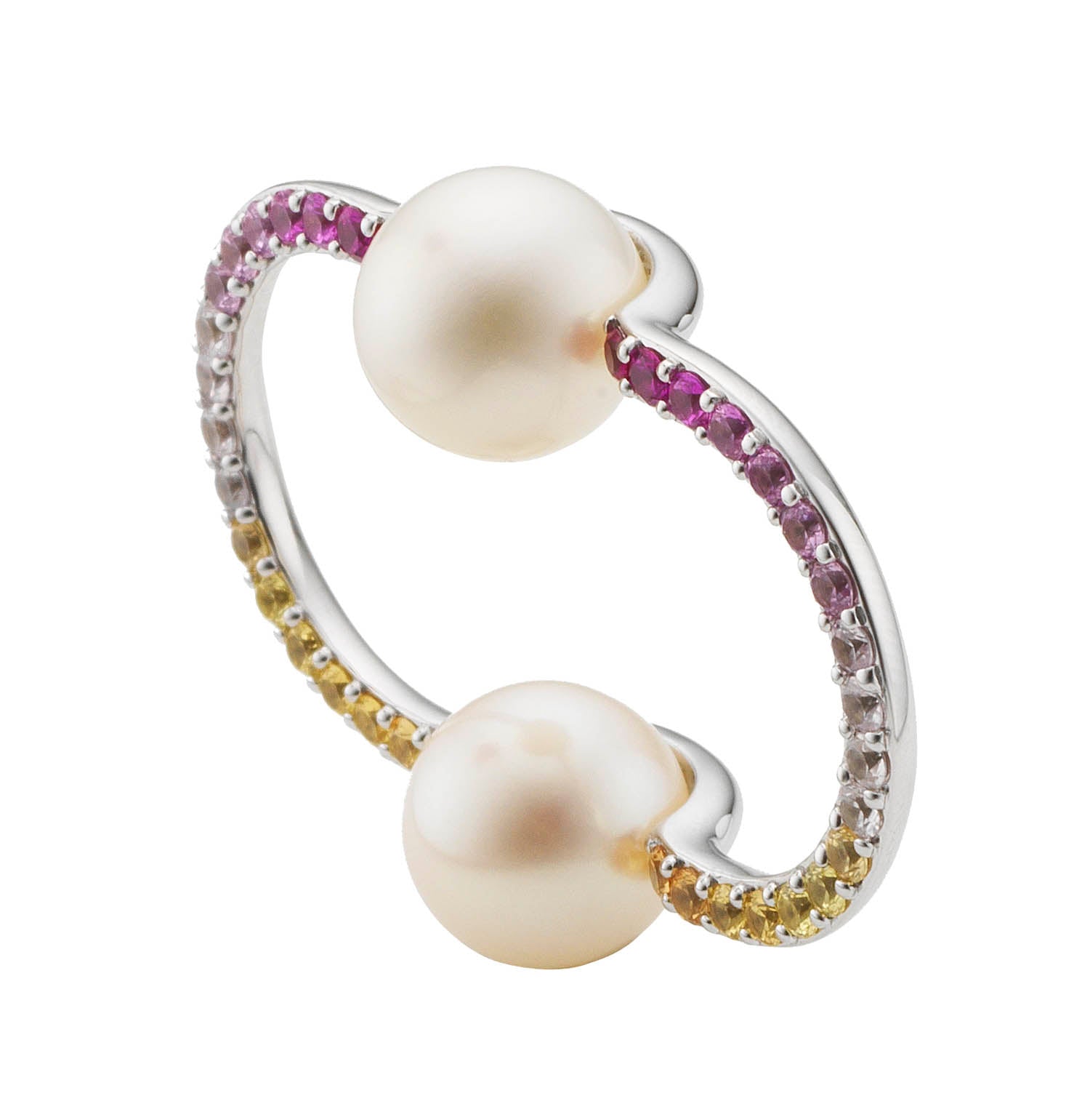 Glow Wrap Two Finger Ring