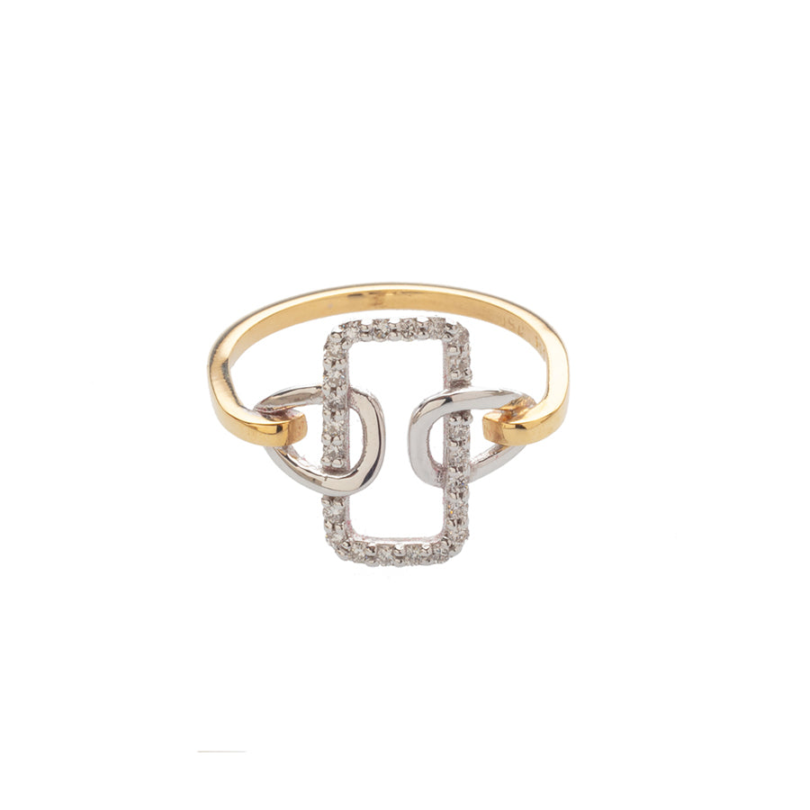 Gold Ring with Diamonds Orofasma