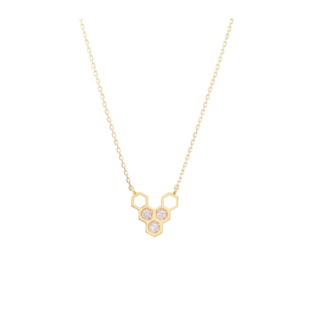 Honeycombs ''V'' Small Necklace