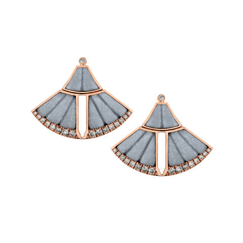 Adoucissement Rose Gold Earrings