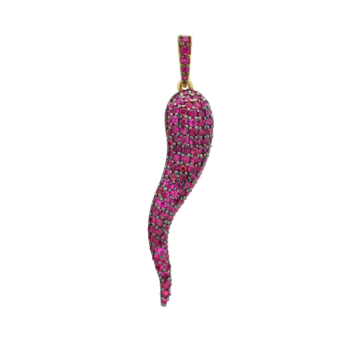 Ruby Cornicello Charm
