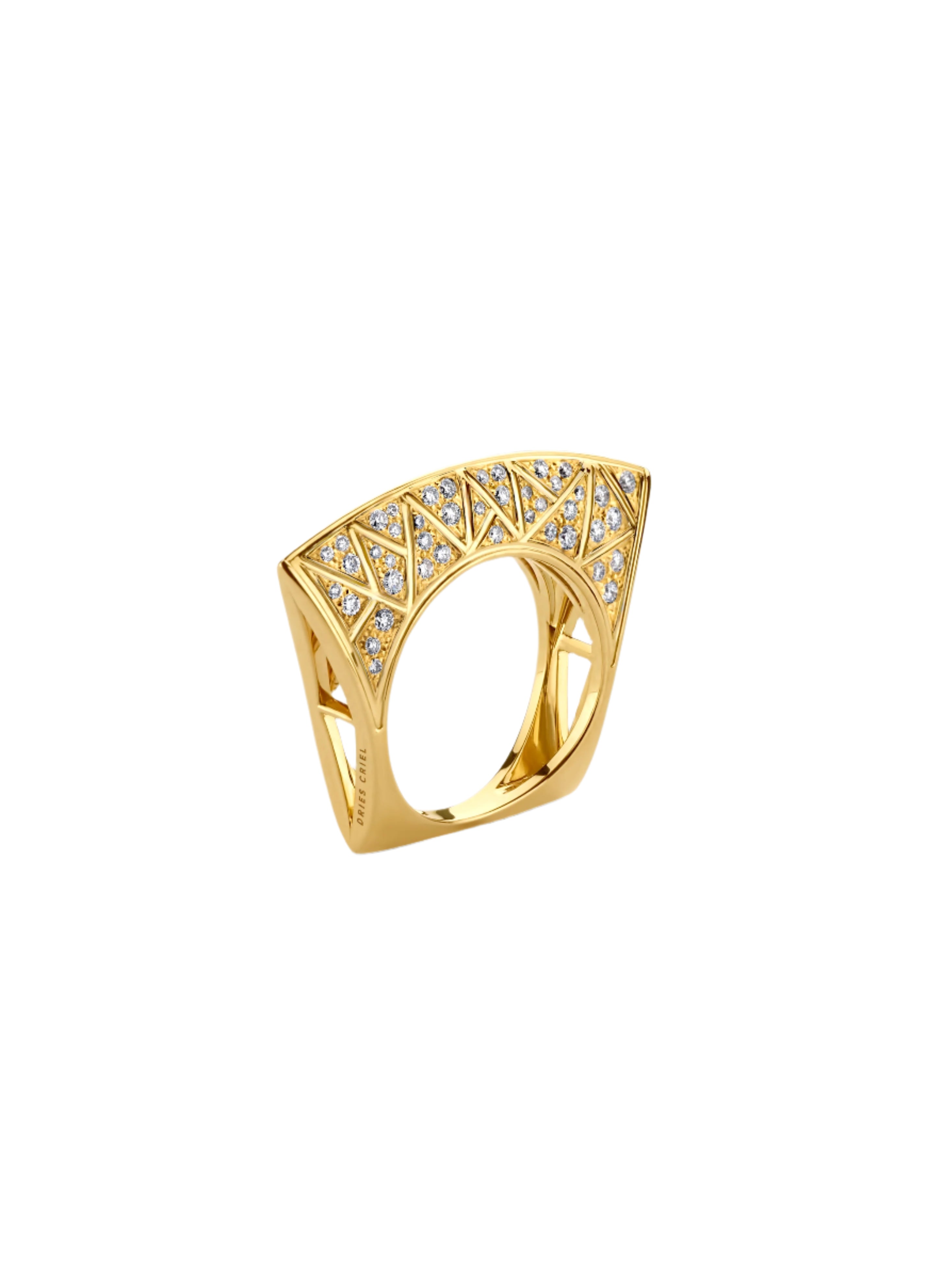 Lotus Cross Ring