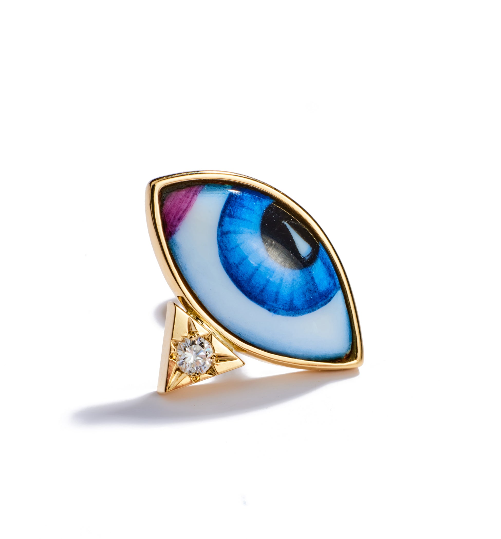 Petit Bleu Diamond Single Earring
