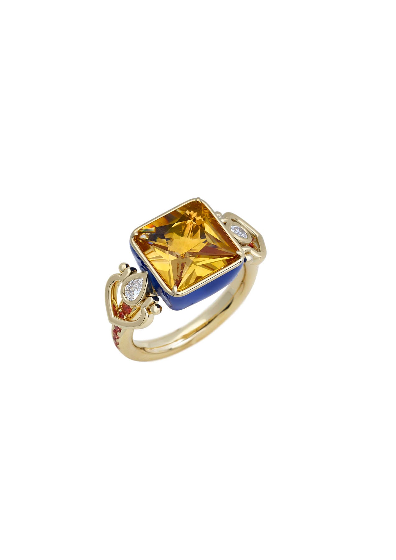 Love Handles Citrine Ring