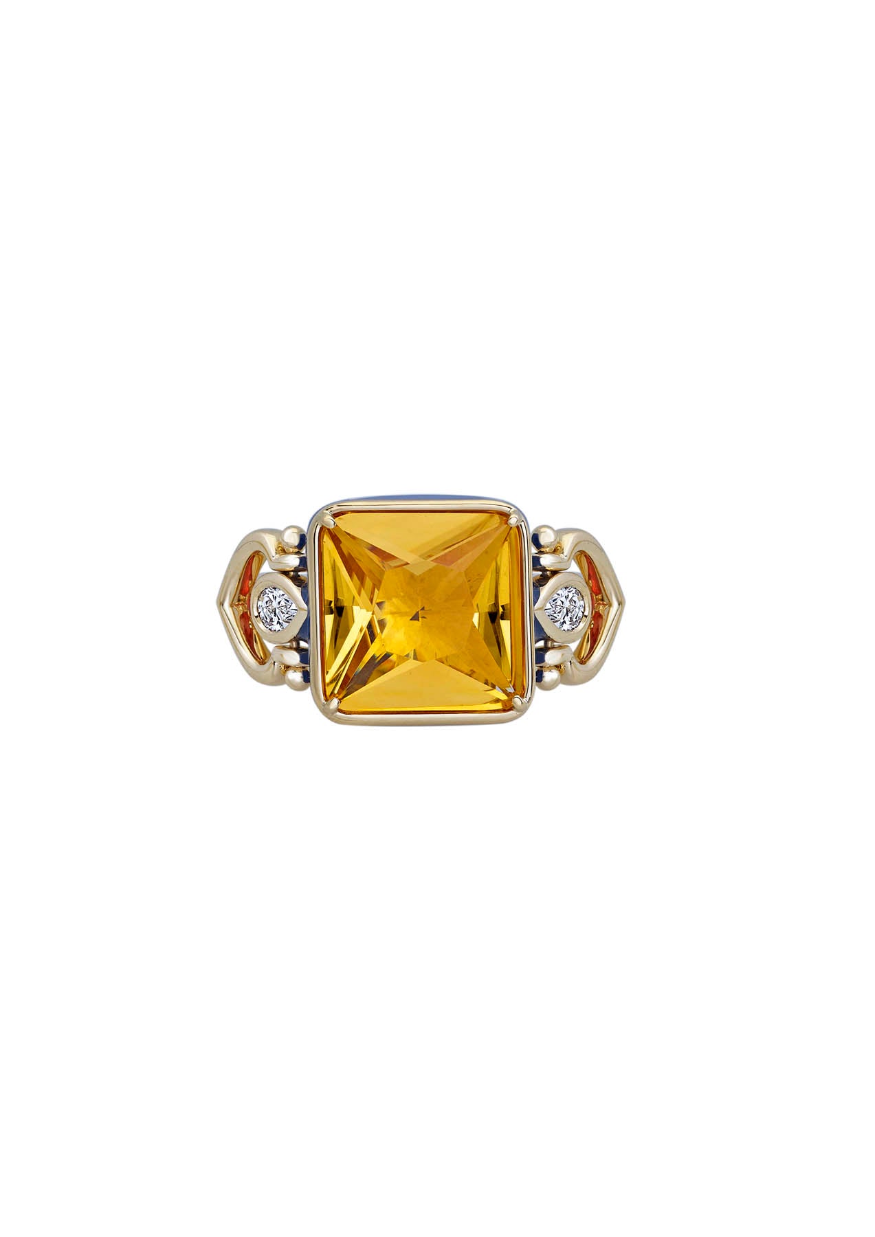 Love Handles Citrine Ring