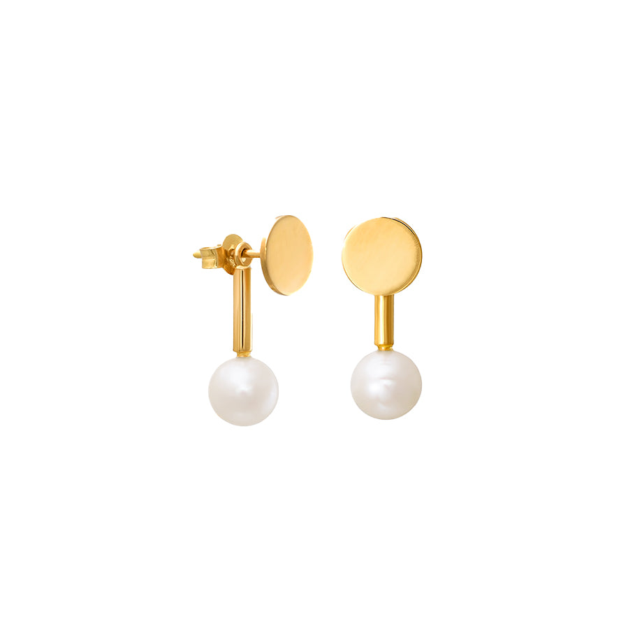Molecule Pearl Ear Stud