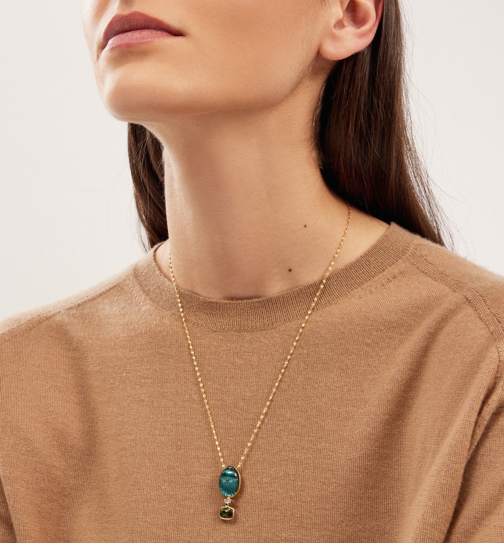 Big Gola Tourmaline Necklace
