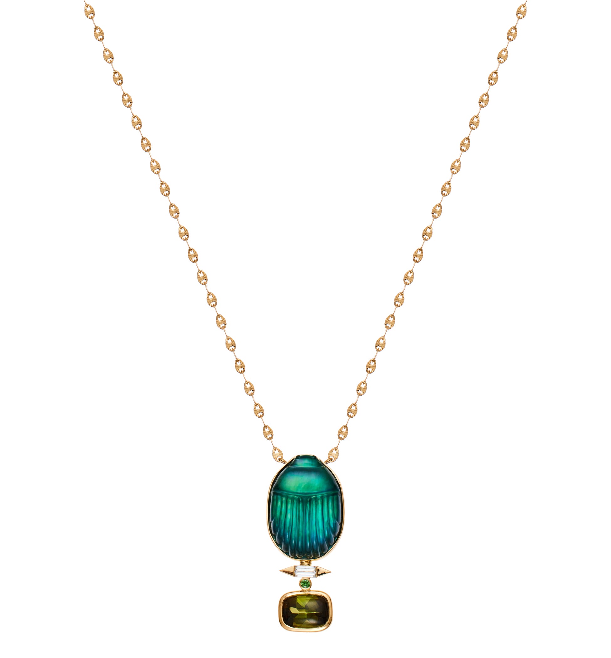 Big Gola Tourmaline Necklace