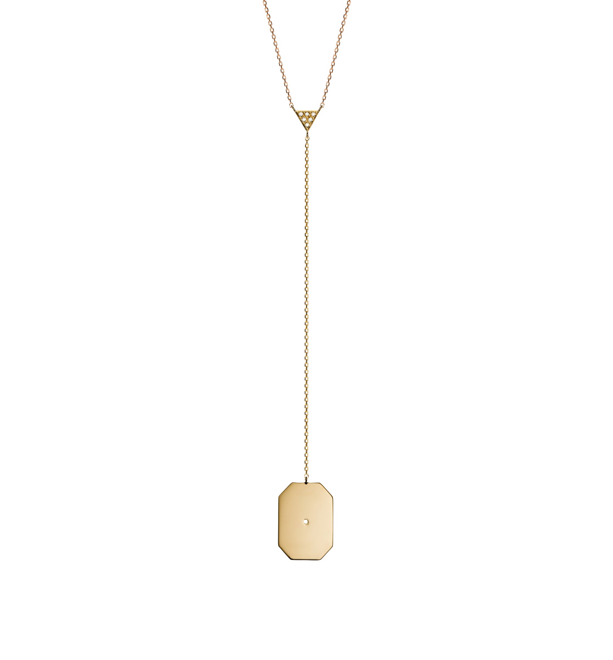 Octagon Diamond Necklace