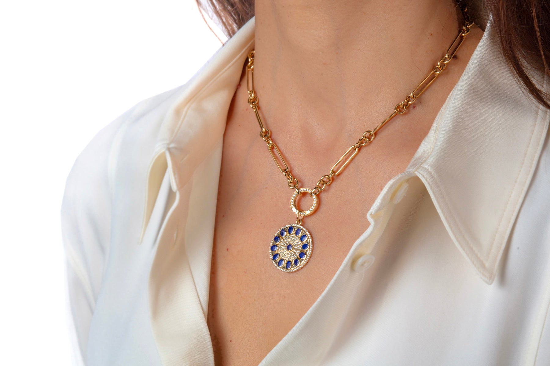 Serenity Lapis Lazuli Amulet