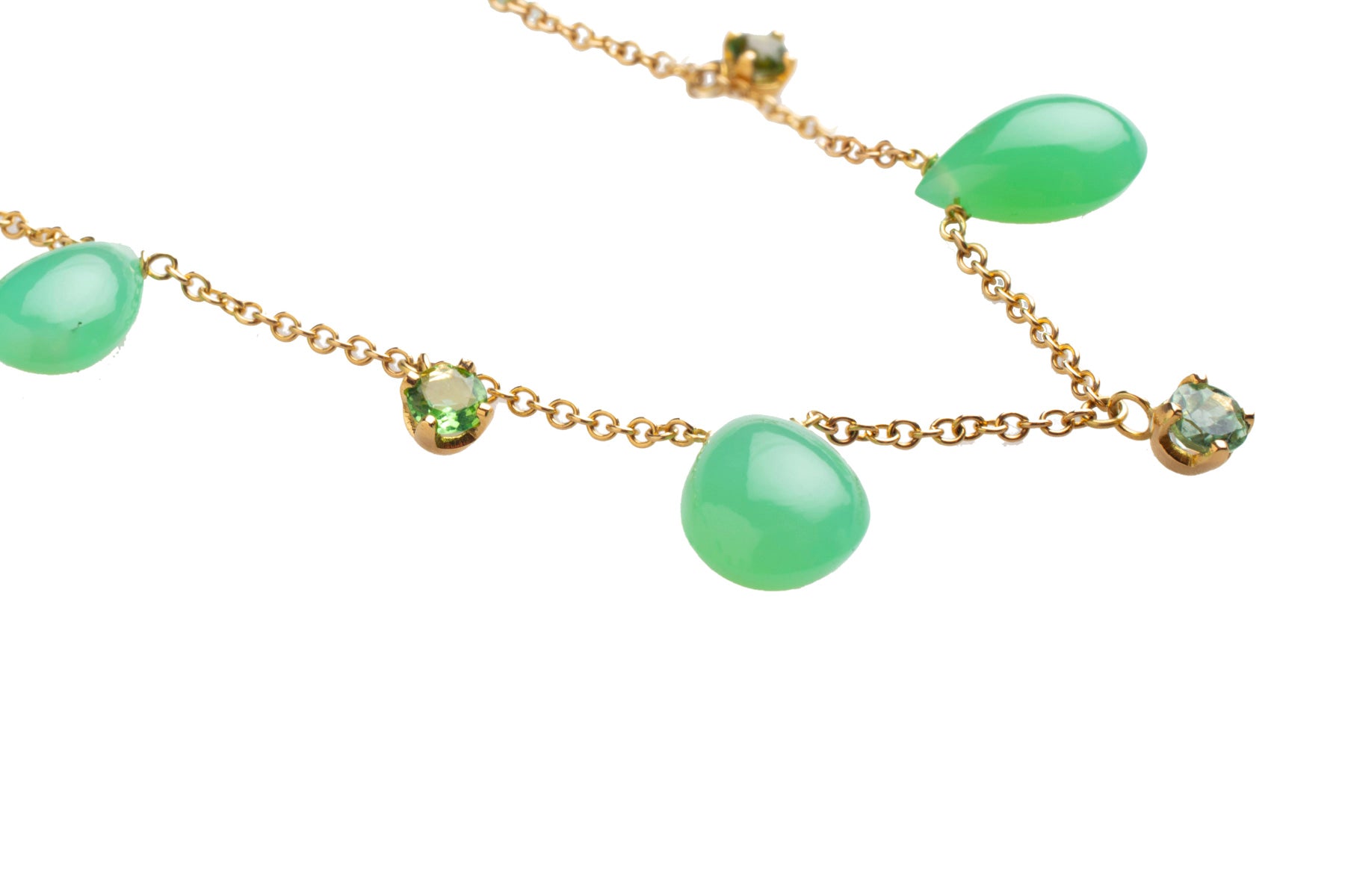 Six Drop Tourmaline Necklace