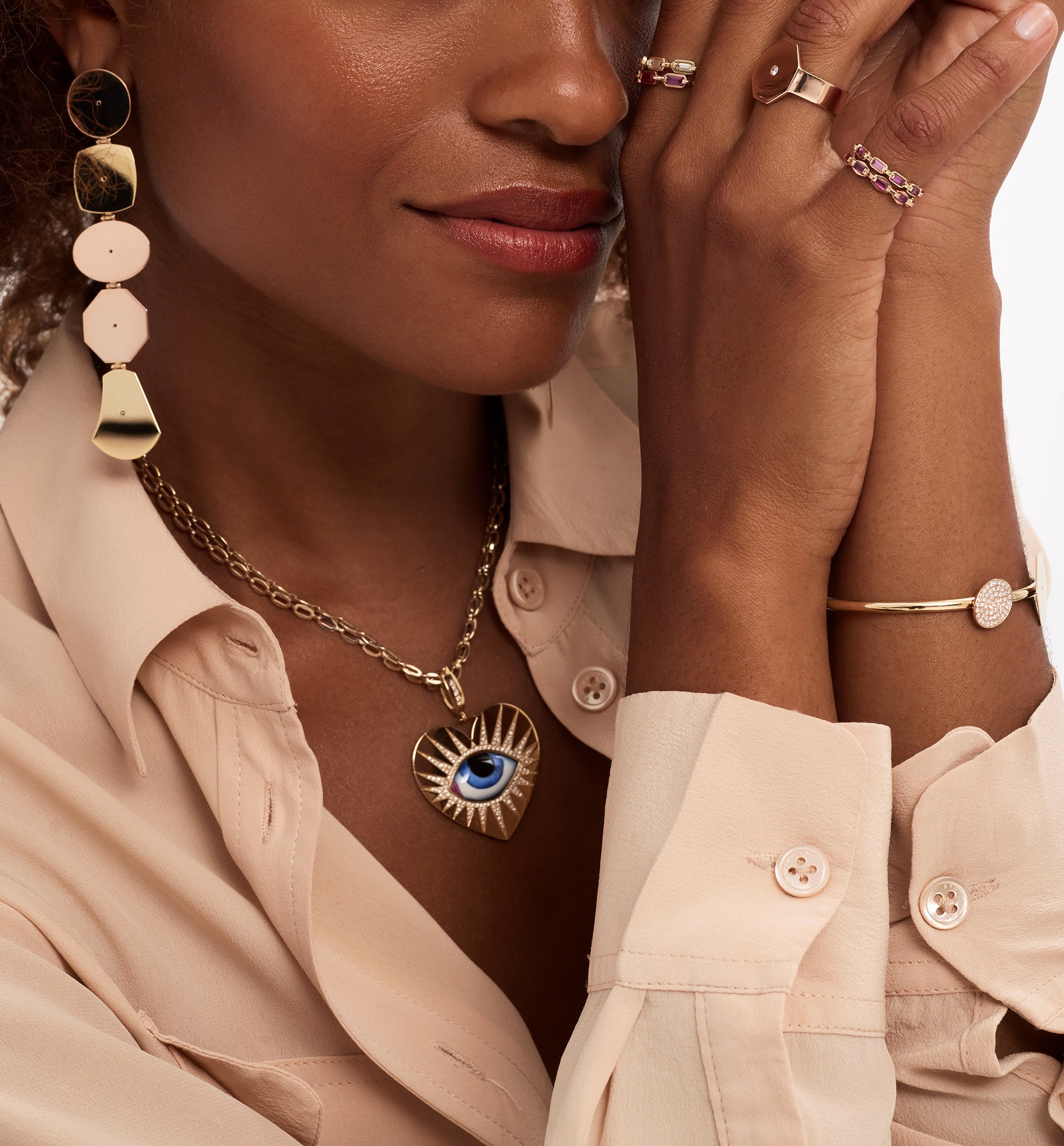 Grand bleu #HaveaHeart Diamond pendant