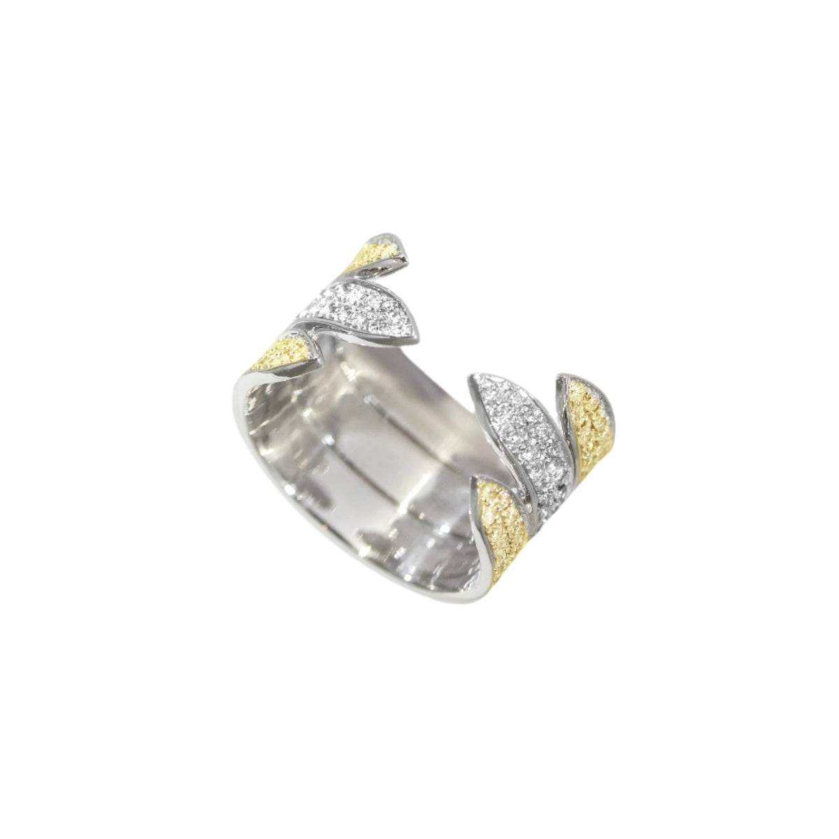 Sacred Windows Sapphire Diamond Ring
