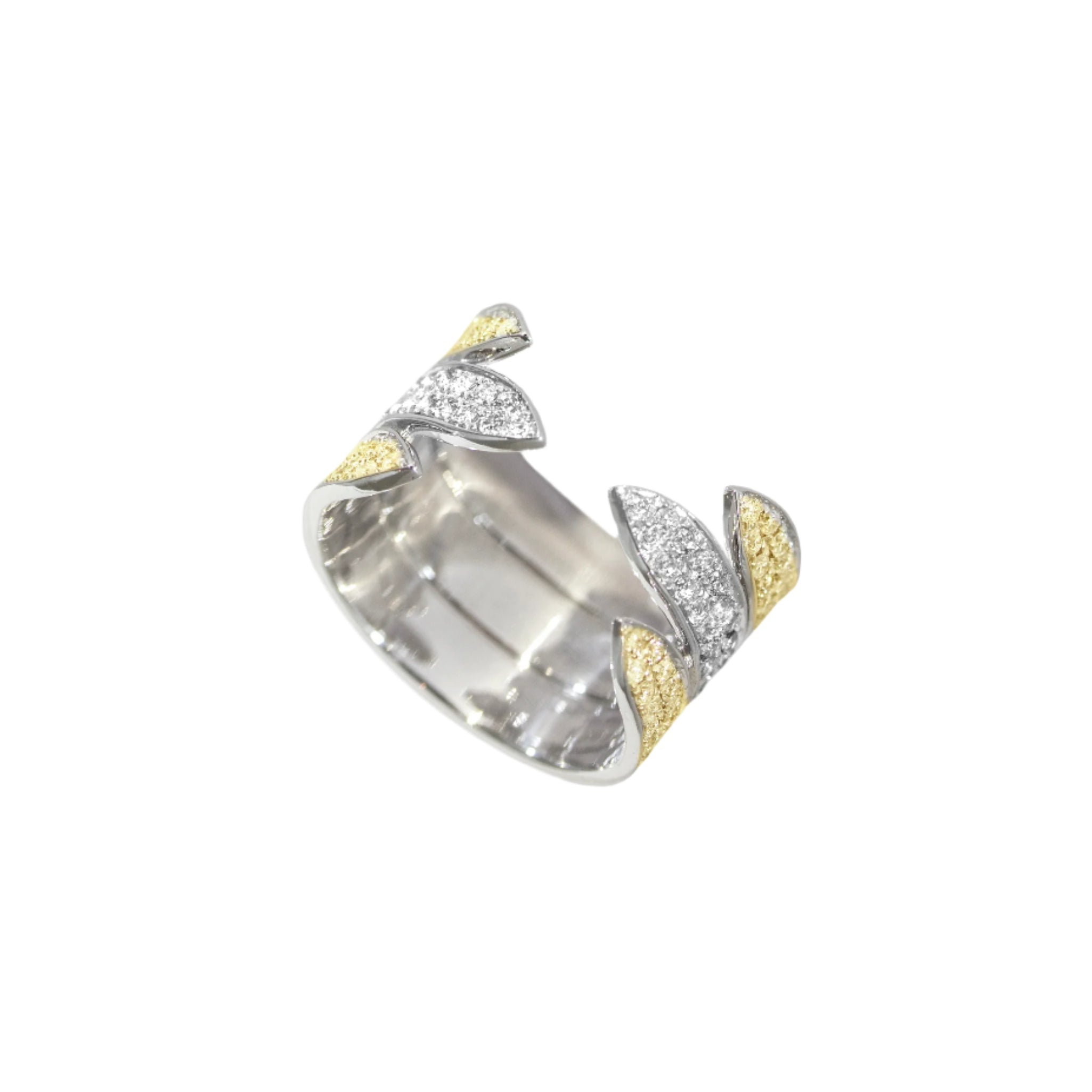 Sacred Windows Sapphire Diamond Ring