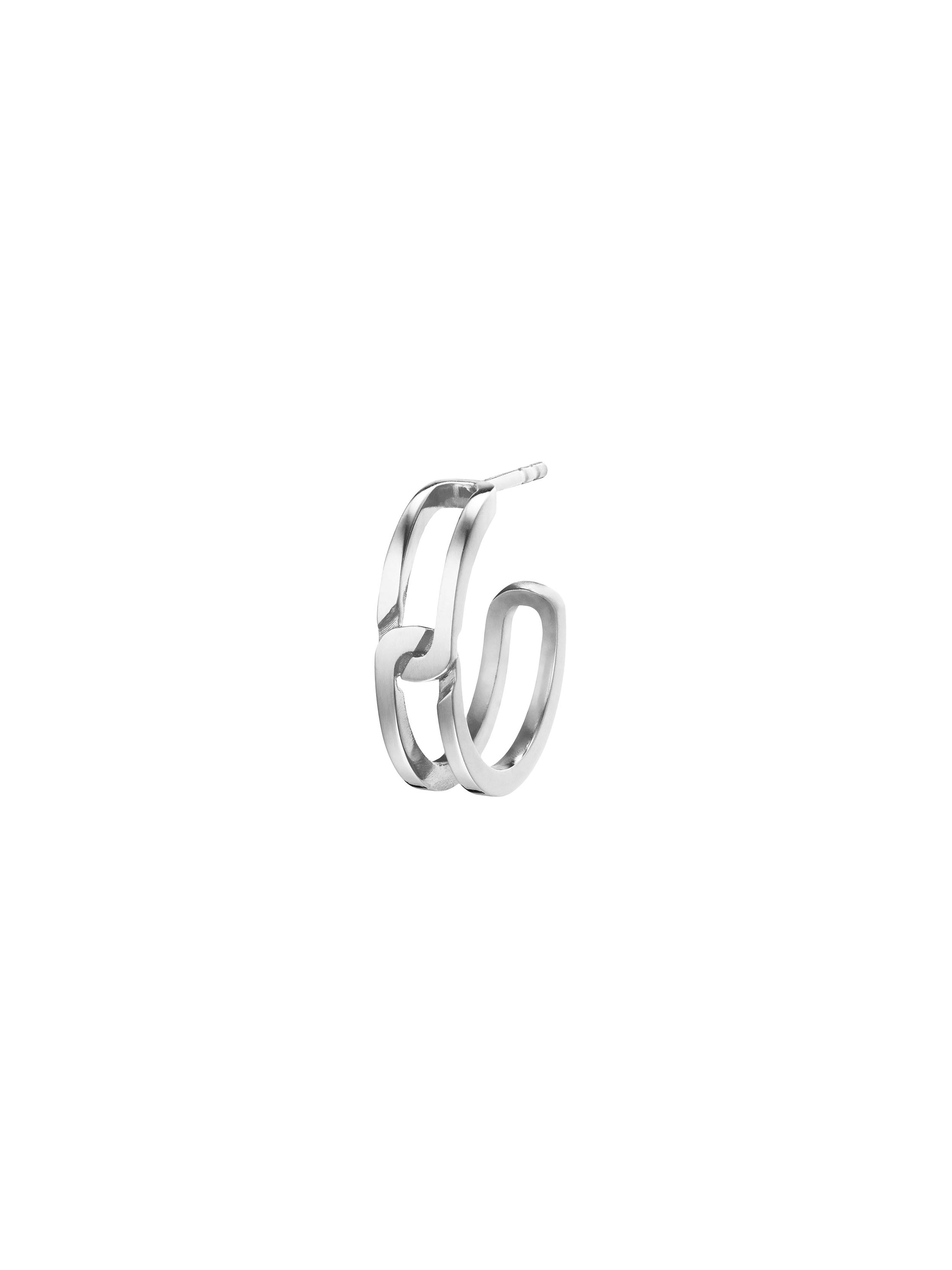The Gasp Small Single Earring in Silver