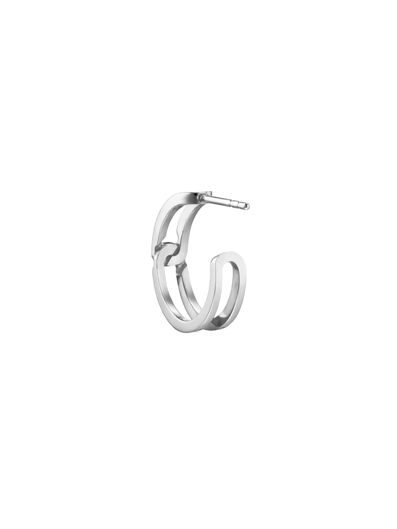 The Gasp Small Single Earring in Silver