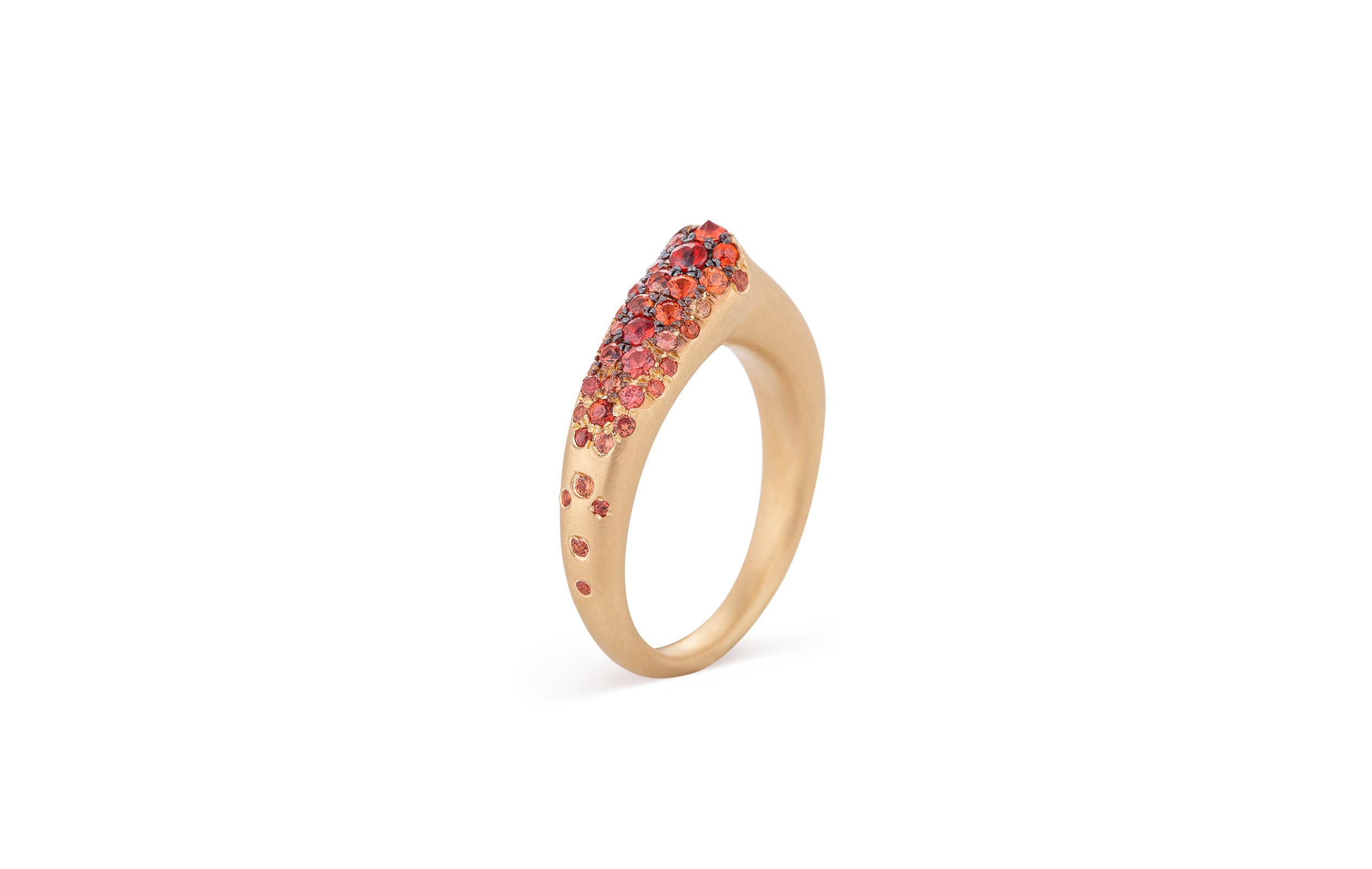 The Arch Happiness Stripe Small Ring Nada Ghazal