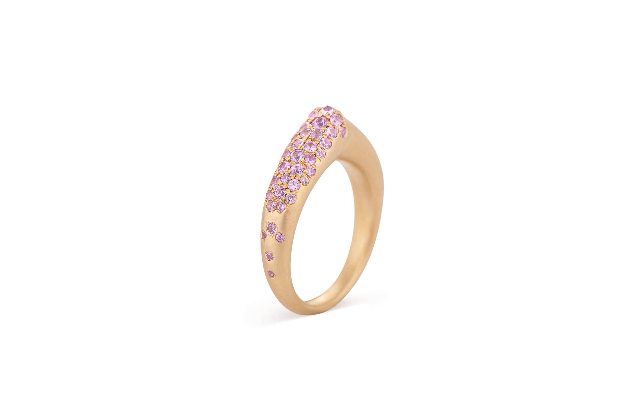 The Arch Self Love Stripe Small Ring Nada Ghazal