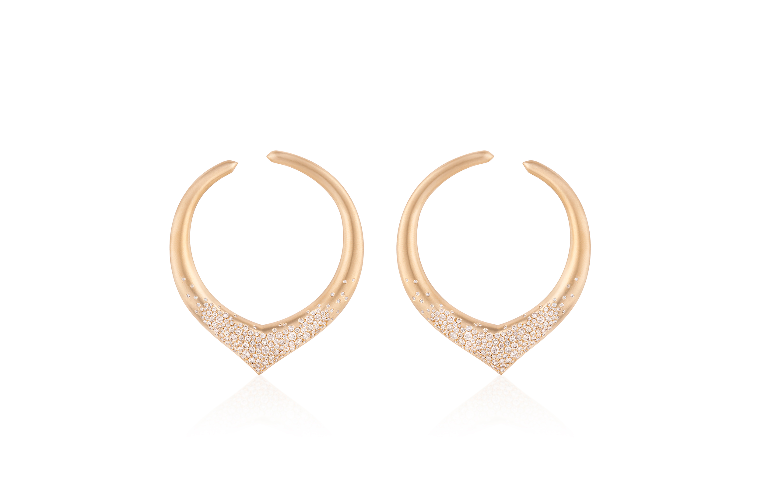 The Arch Power Large Hoops Nada Ghazal