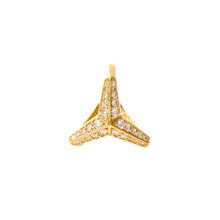 Three Pointed Star Diamond Ear Cuff