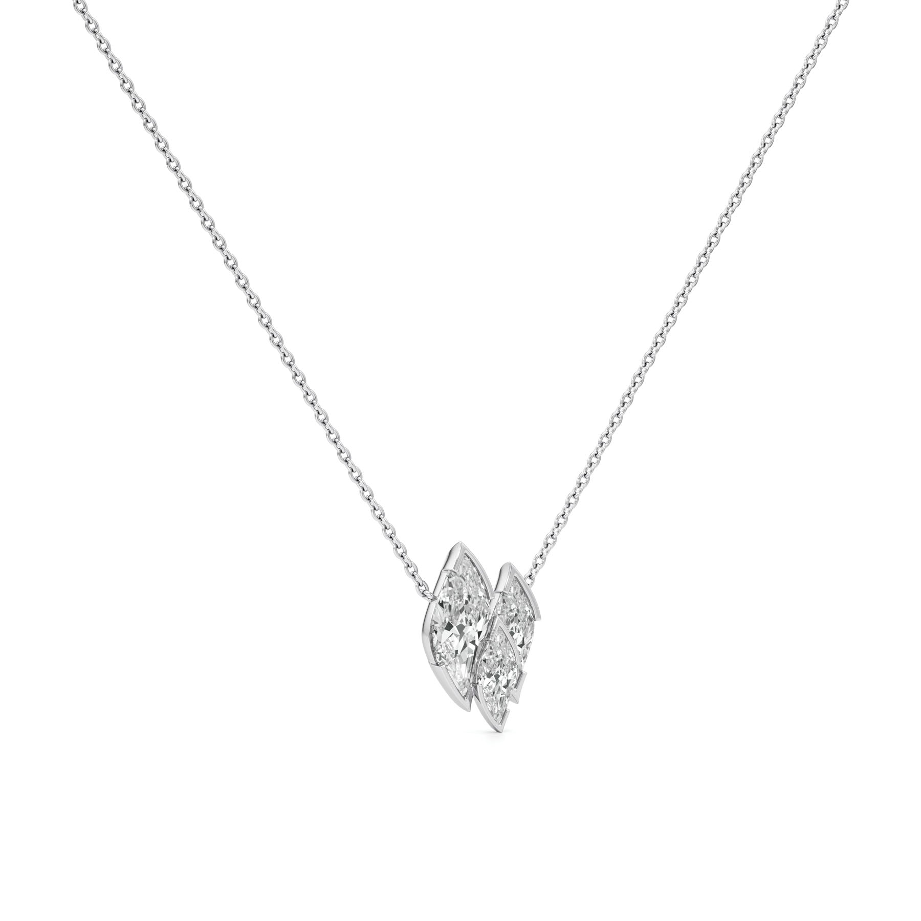 Flame Ember Pendant Necklace