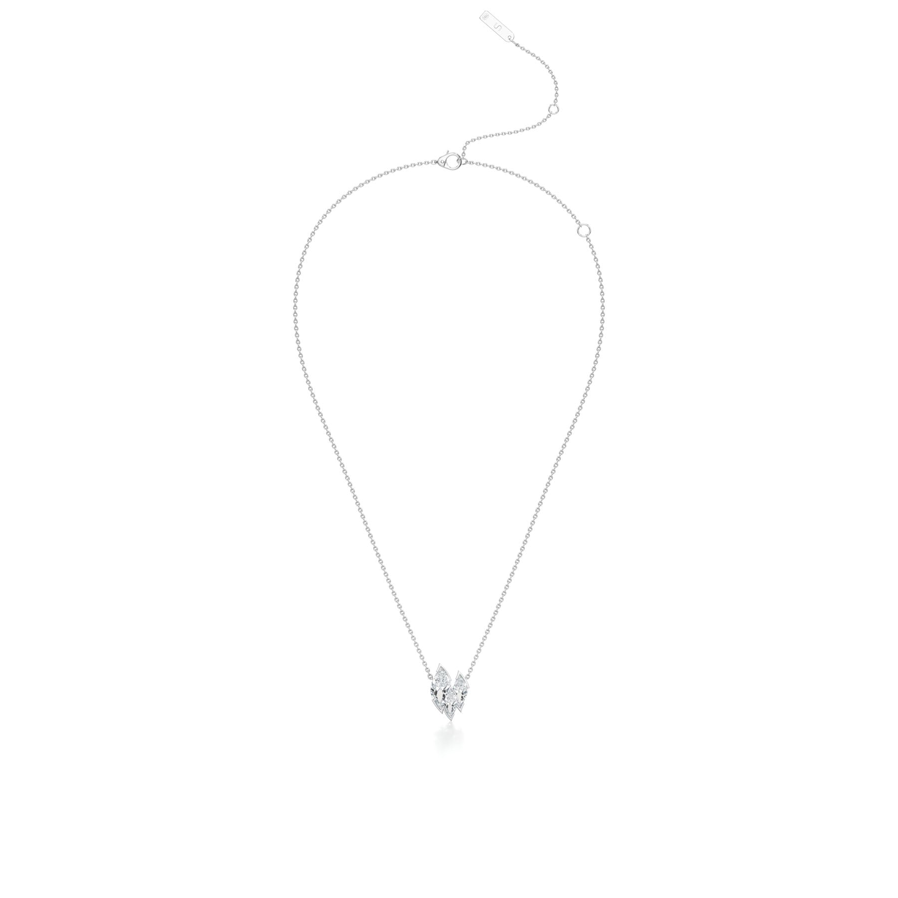 Flame Ember Pendant Necklace