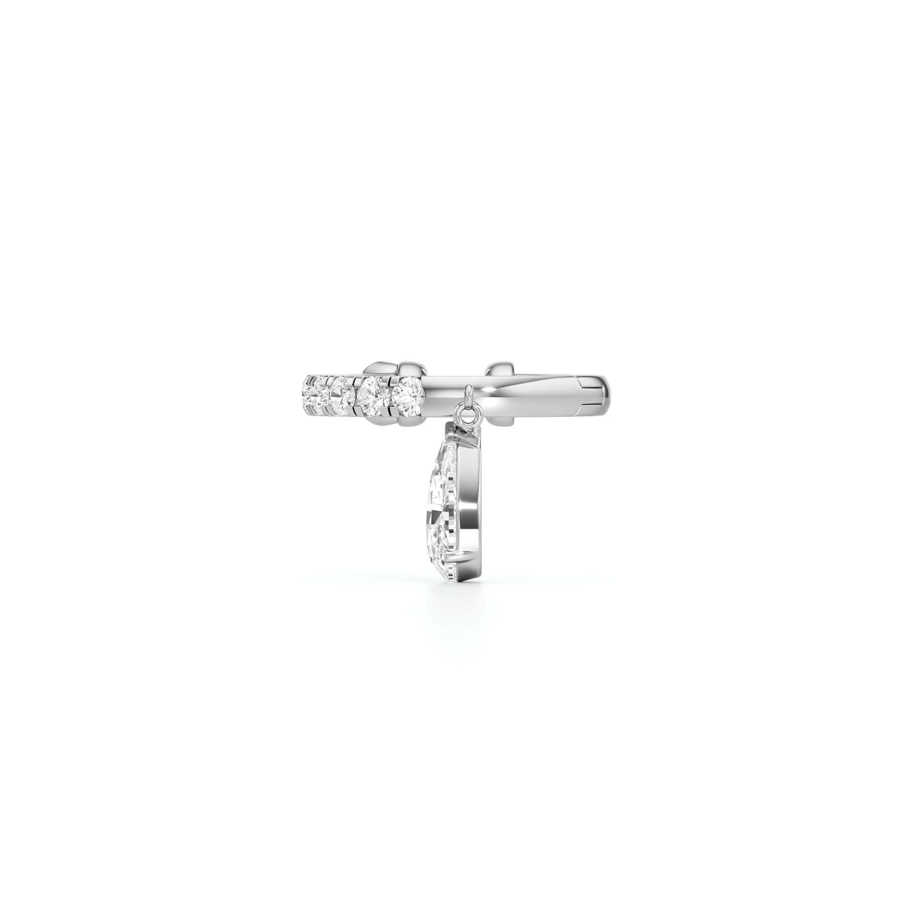 Tear Petite Diamond Earcuff