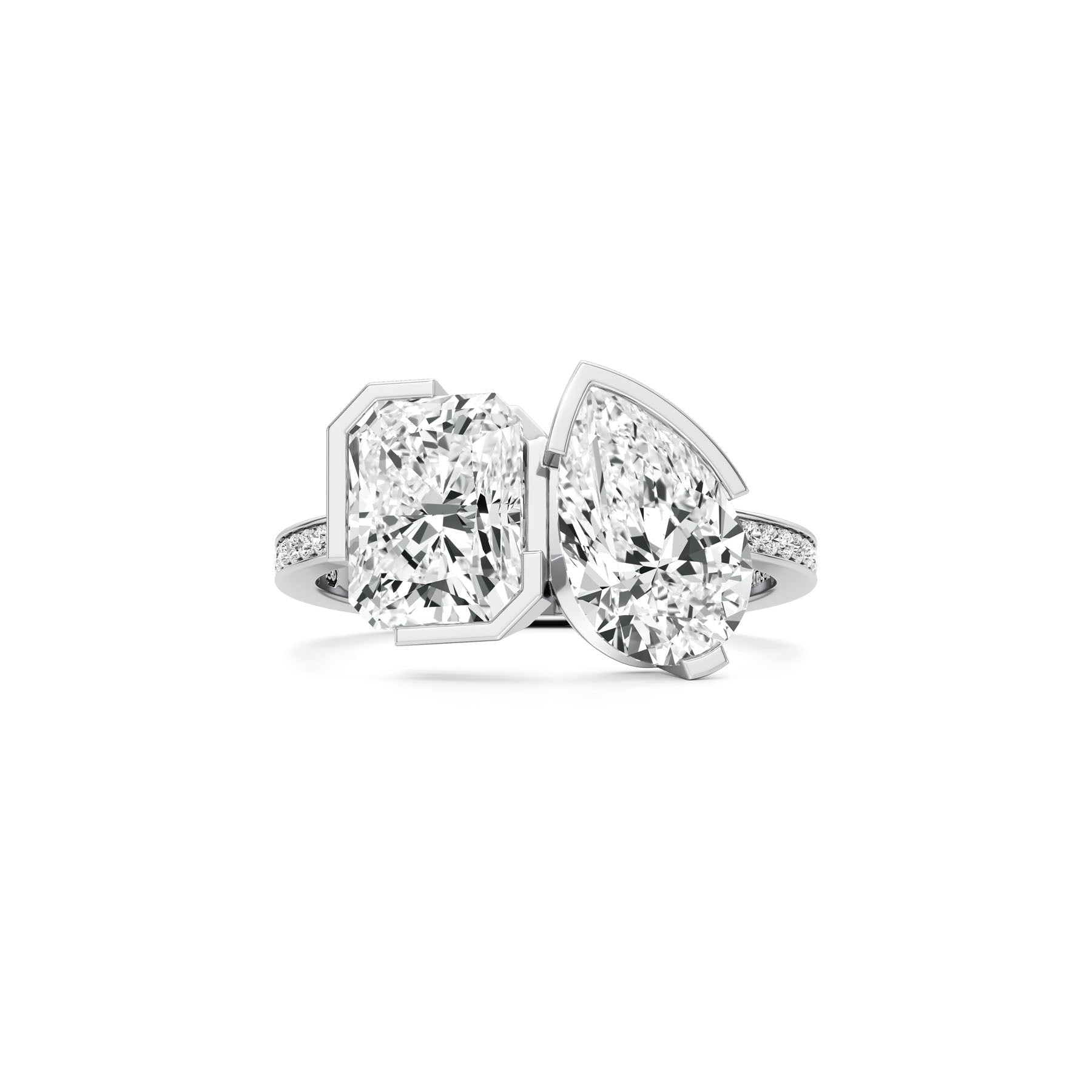Meta Zinnia Pavé Ring