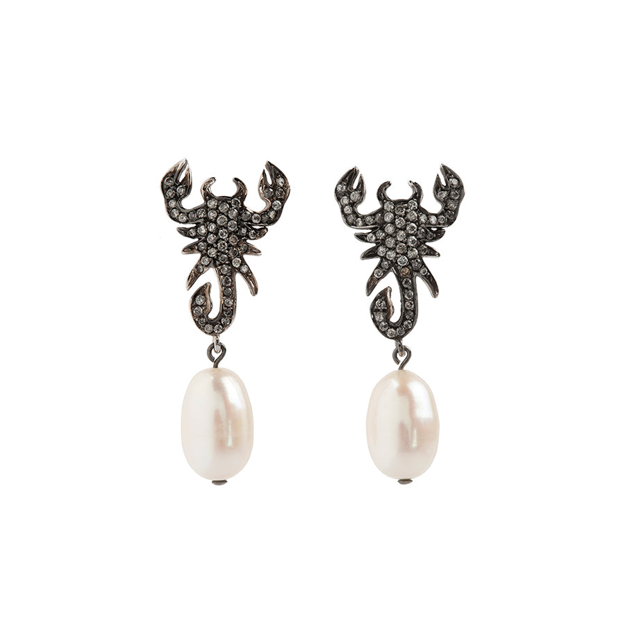 Dancing Scorpions Pearl Earrings Vanessa Pederzani