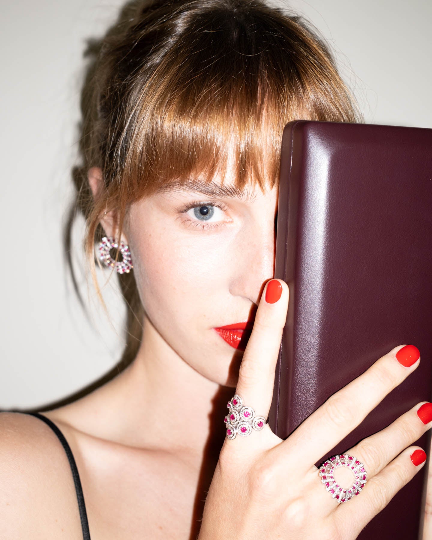 Diamond and Rubies Ring