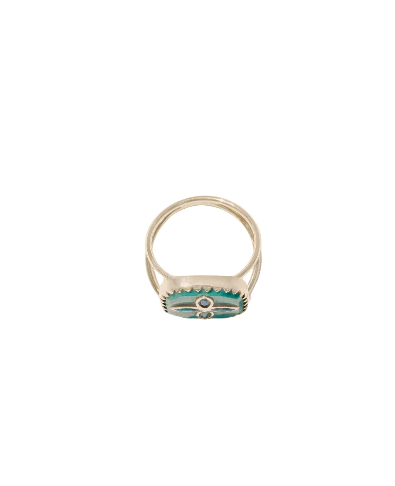 Bowie No2 Ring Turquoise Opal