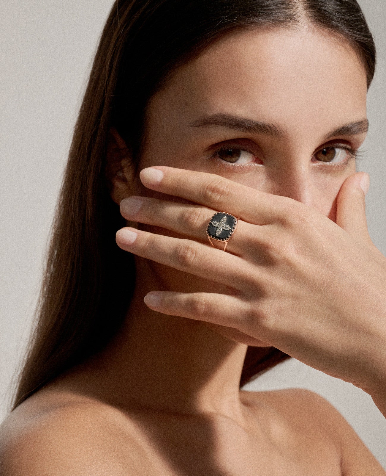 Bowie No2 Ring Black Diamond