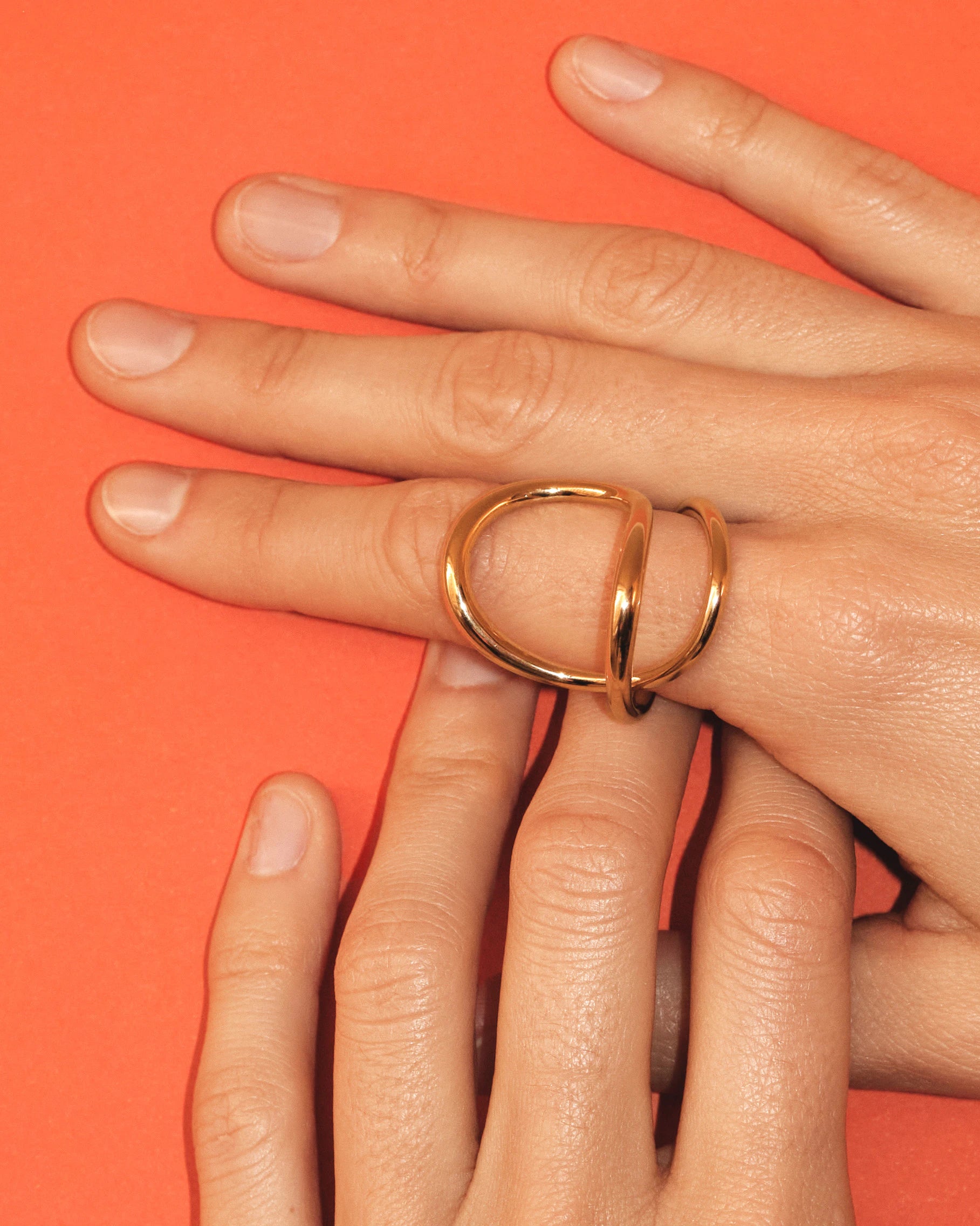 Ribbon Ring in Vermeil