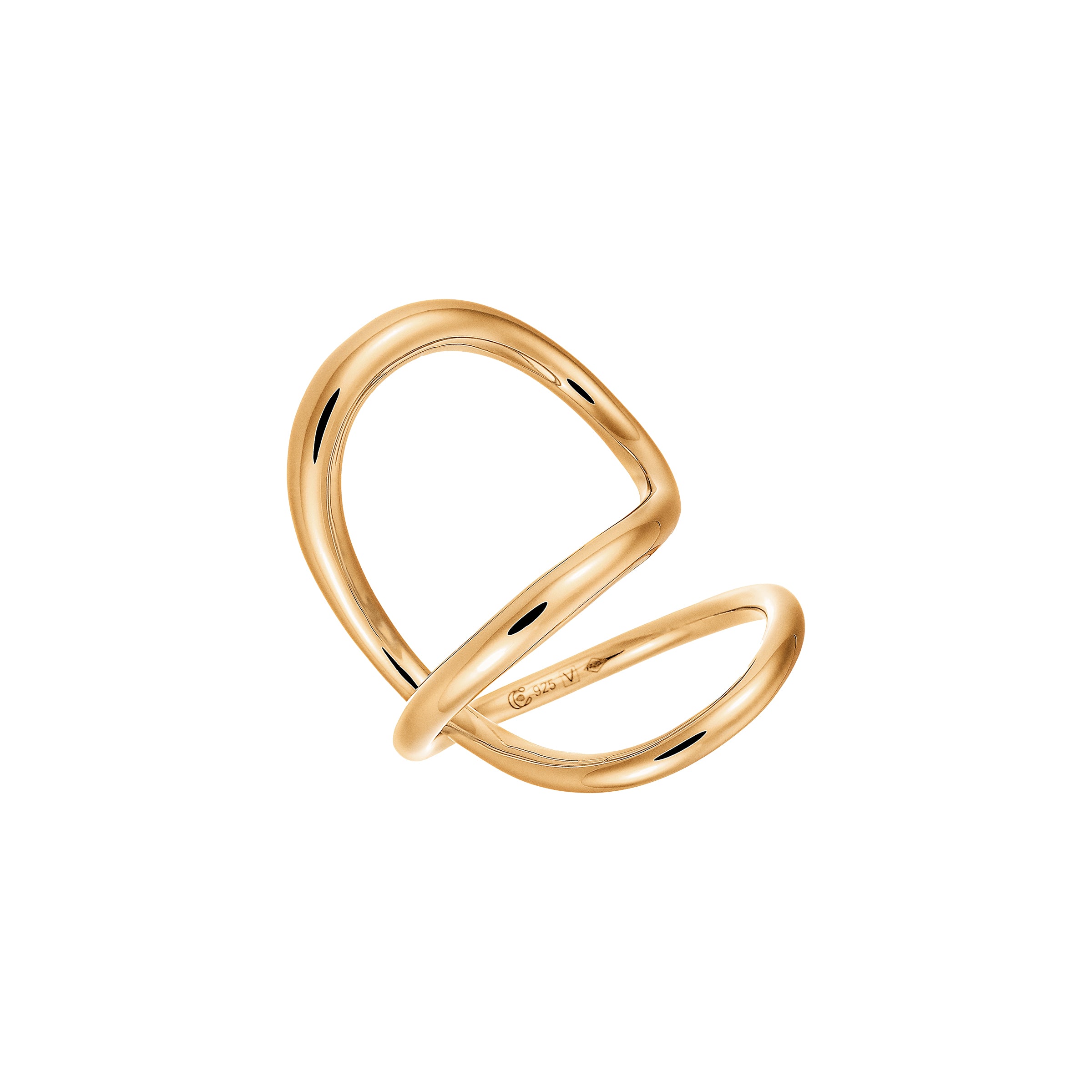 Ribbon Ring in Vermeil