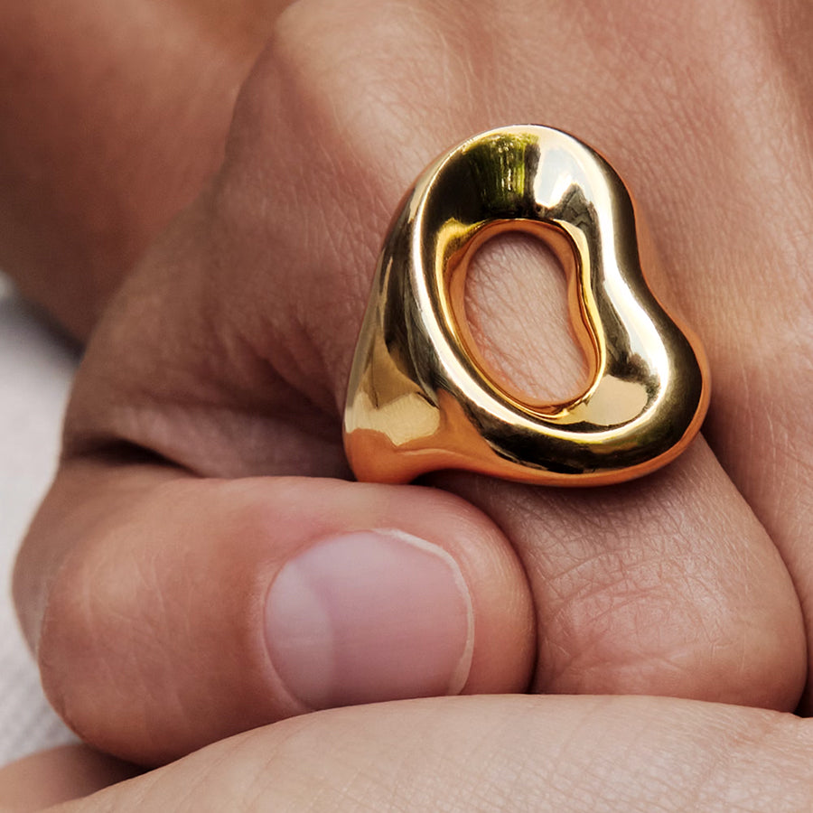 Shima Ring in 18K Gold Vermail