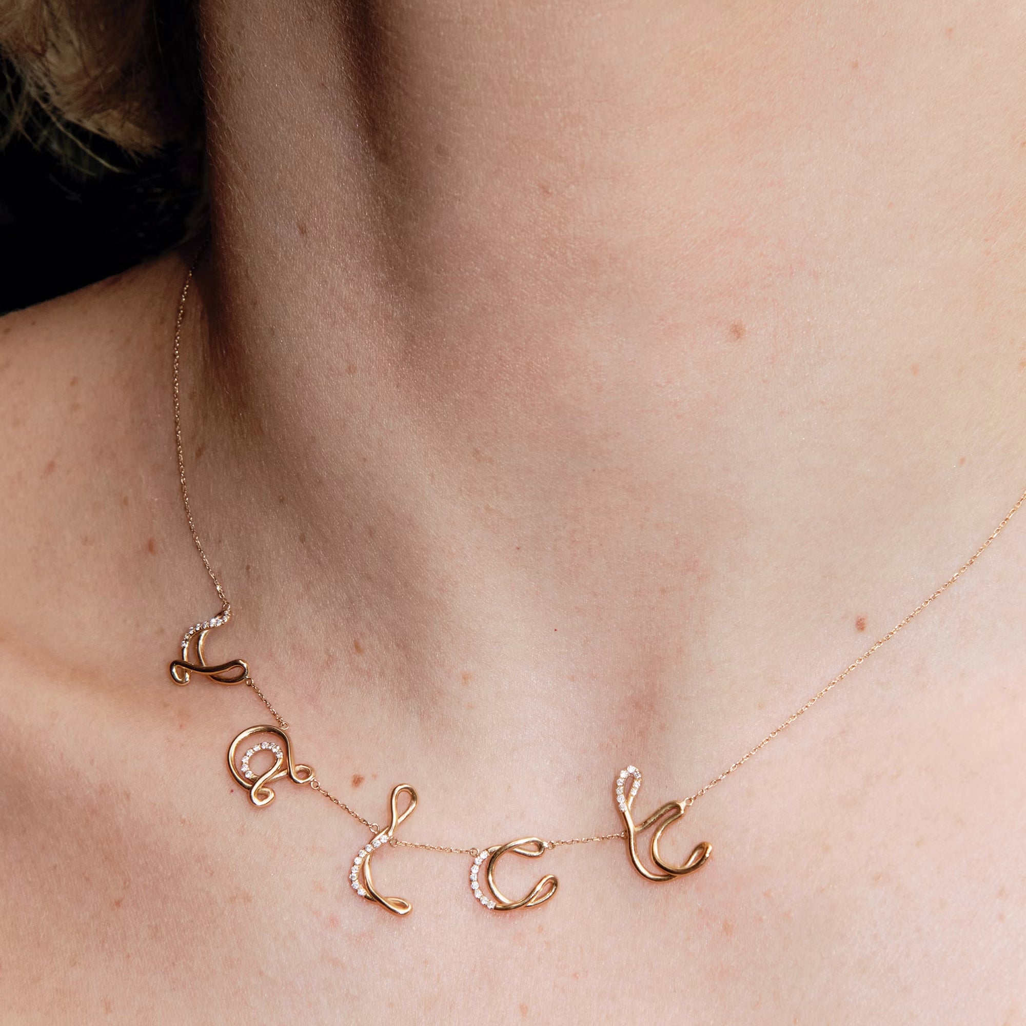 Alphajoaillerie Necklace - Letter K