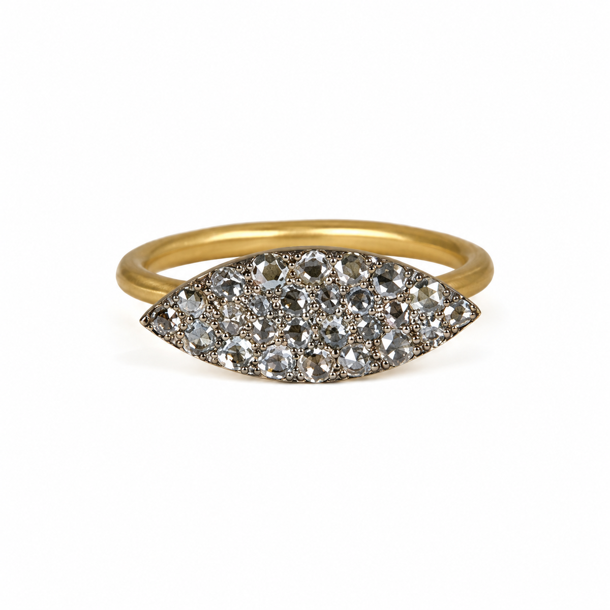 Rosecut Diamond Ring