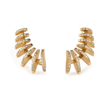 Intersecting Climbers Earrings