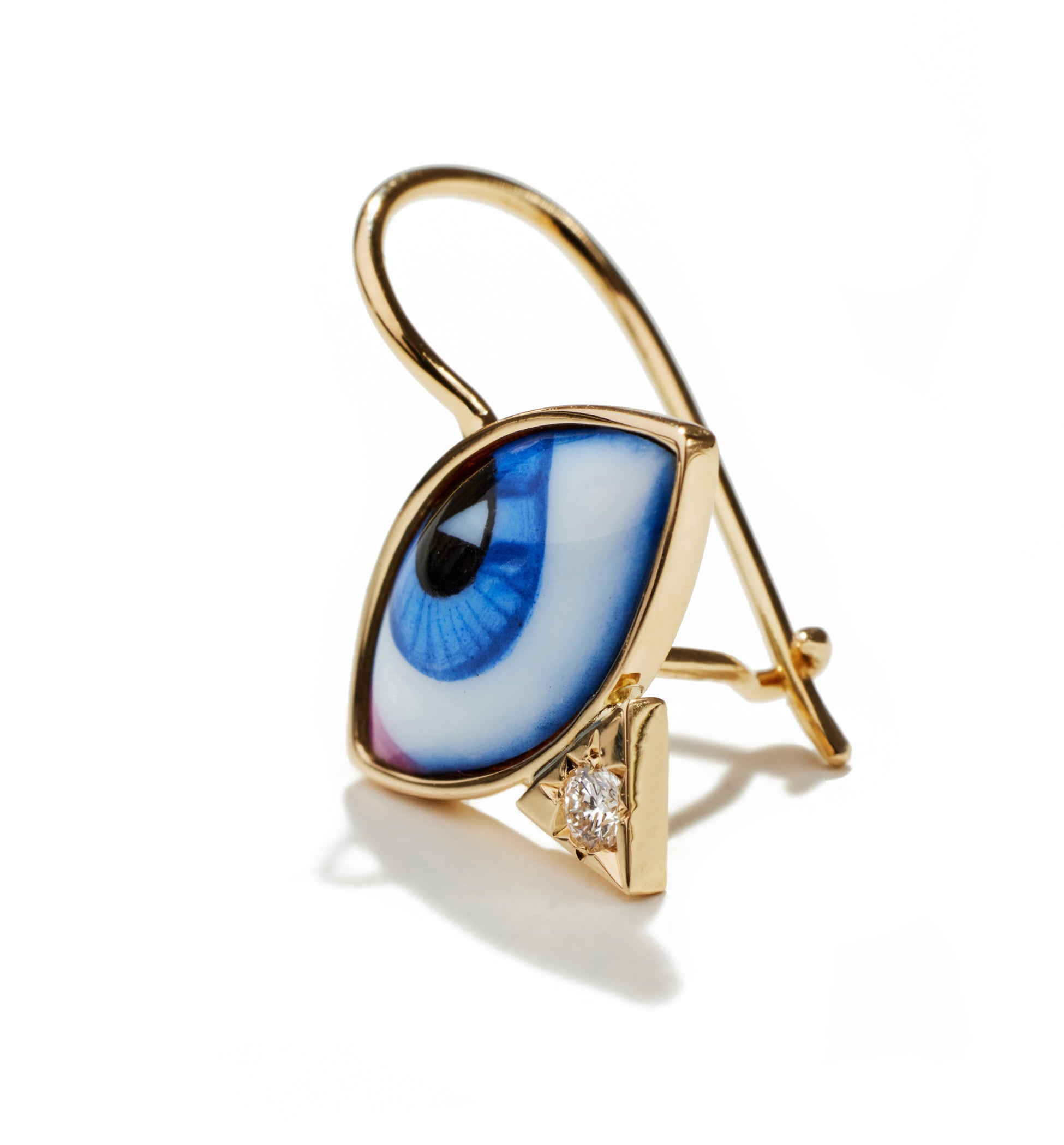 Petit Bleu Diamond Single Earring