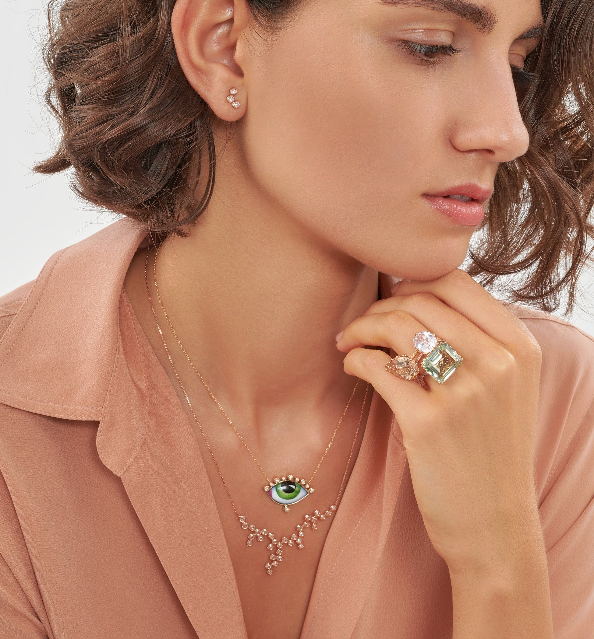 Russe Grand Vert Diamond Necklace