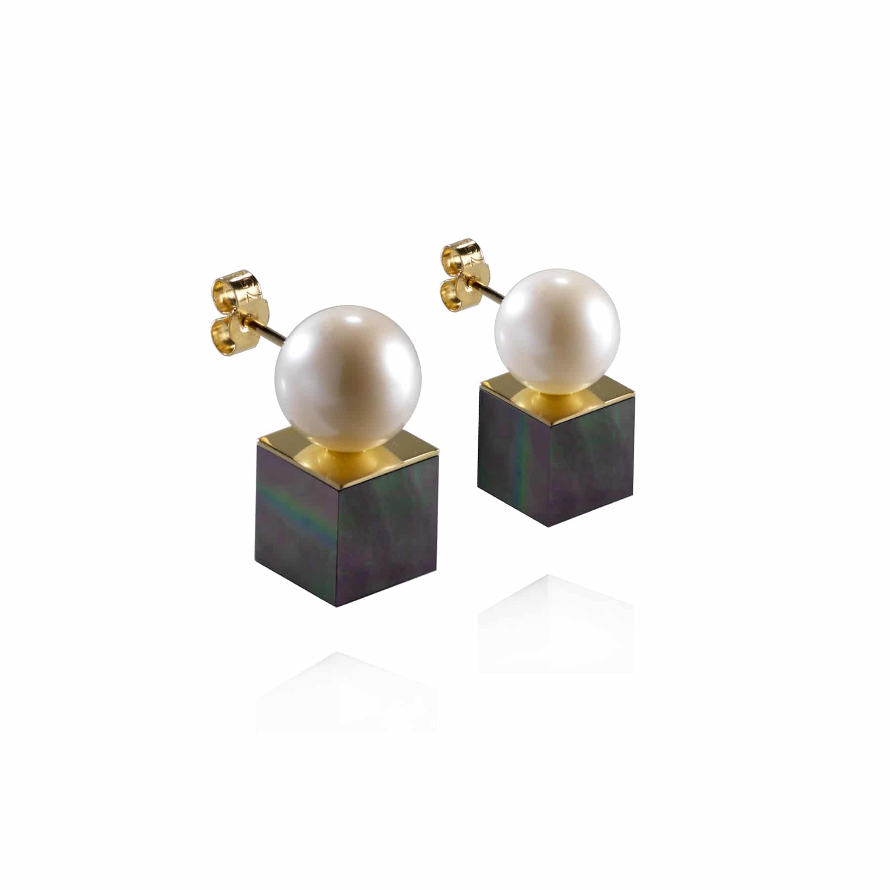 Cube Stud Earrings