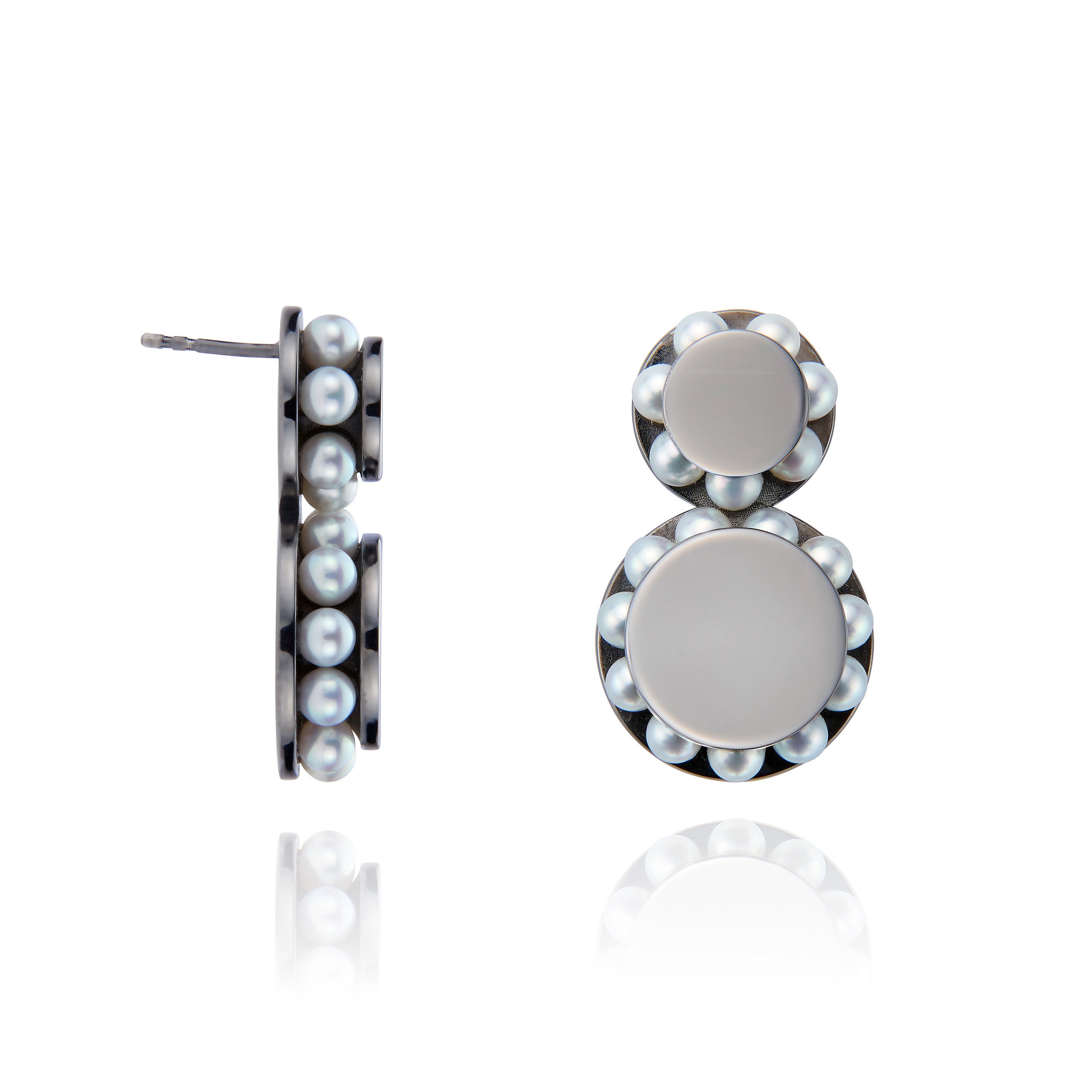 Eclipse Disk Earrings