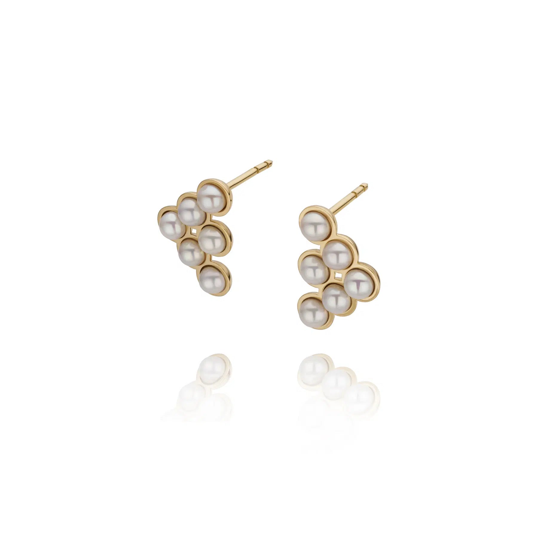 Hexad Stud Earrings