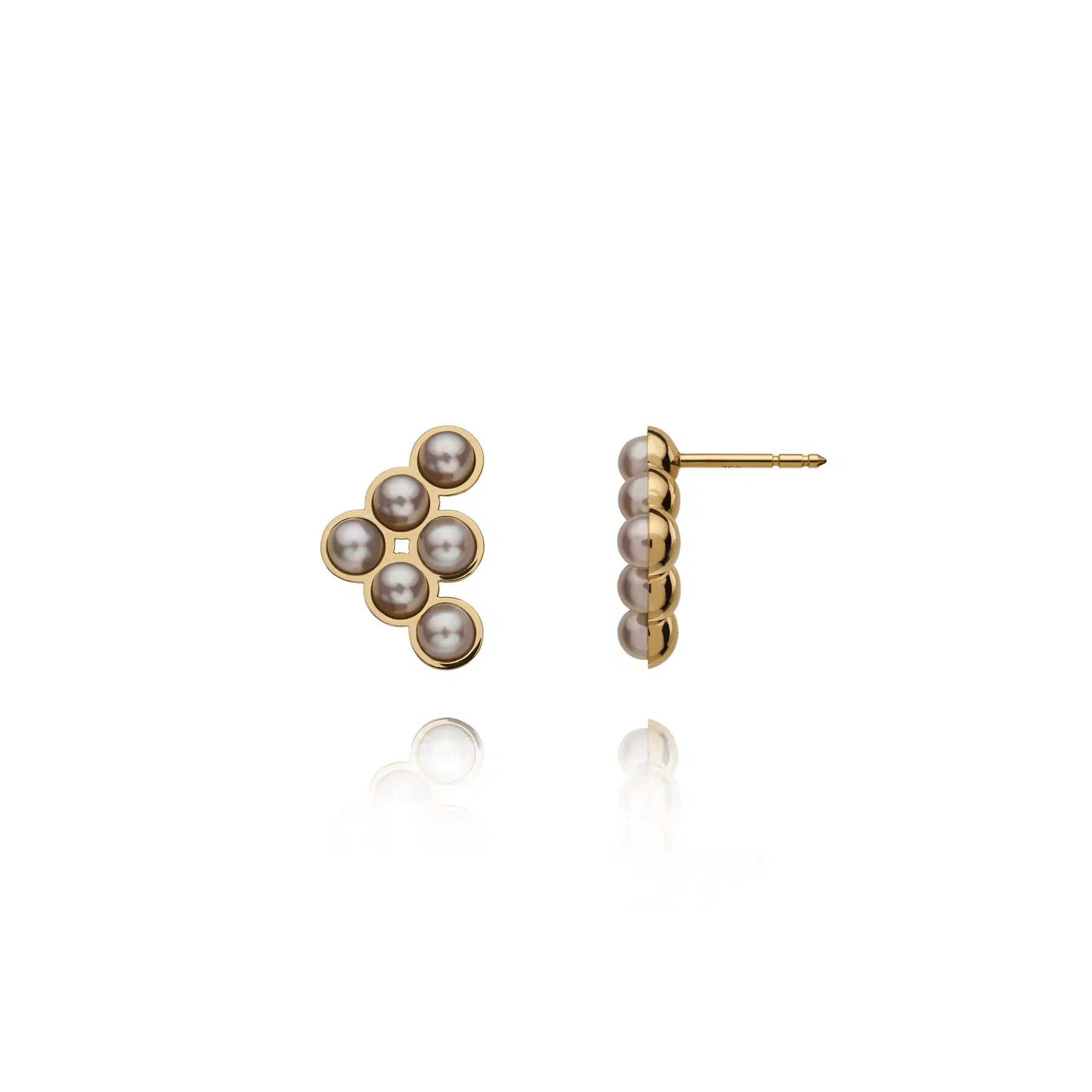 Hexad Stud Earrings