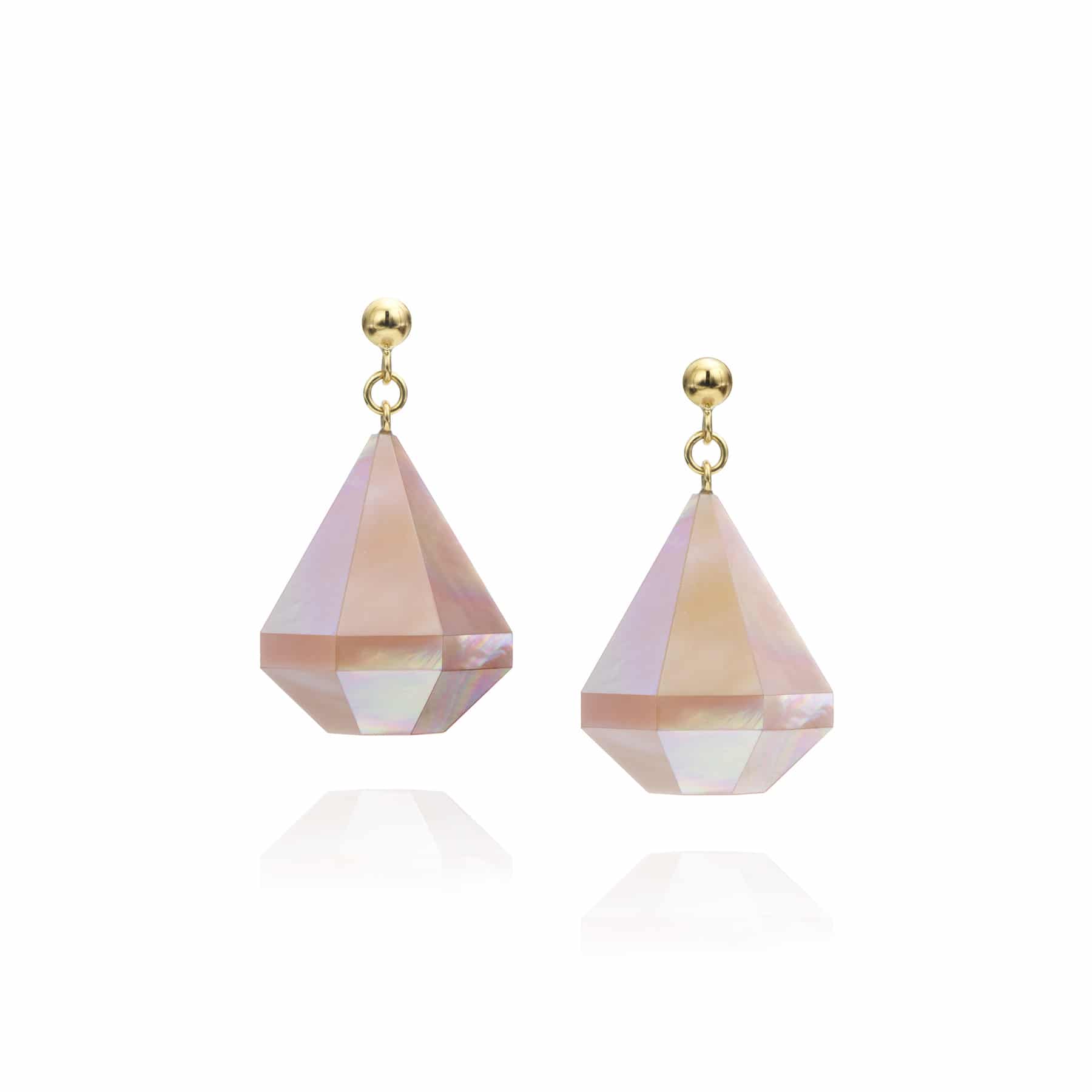 MOP Diamond Earrings