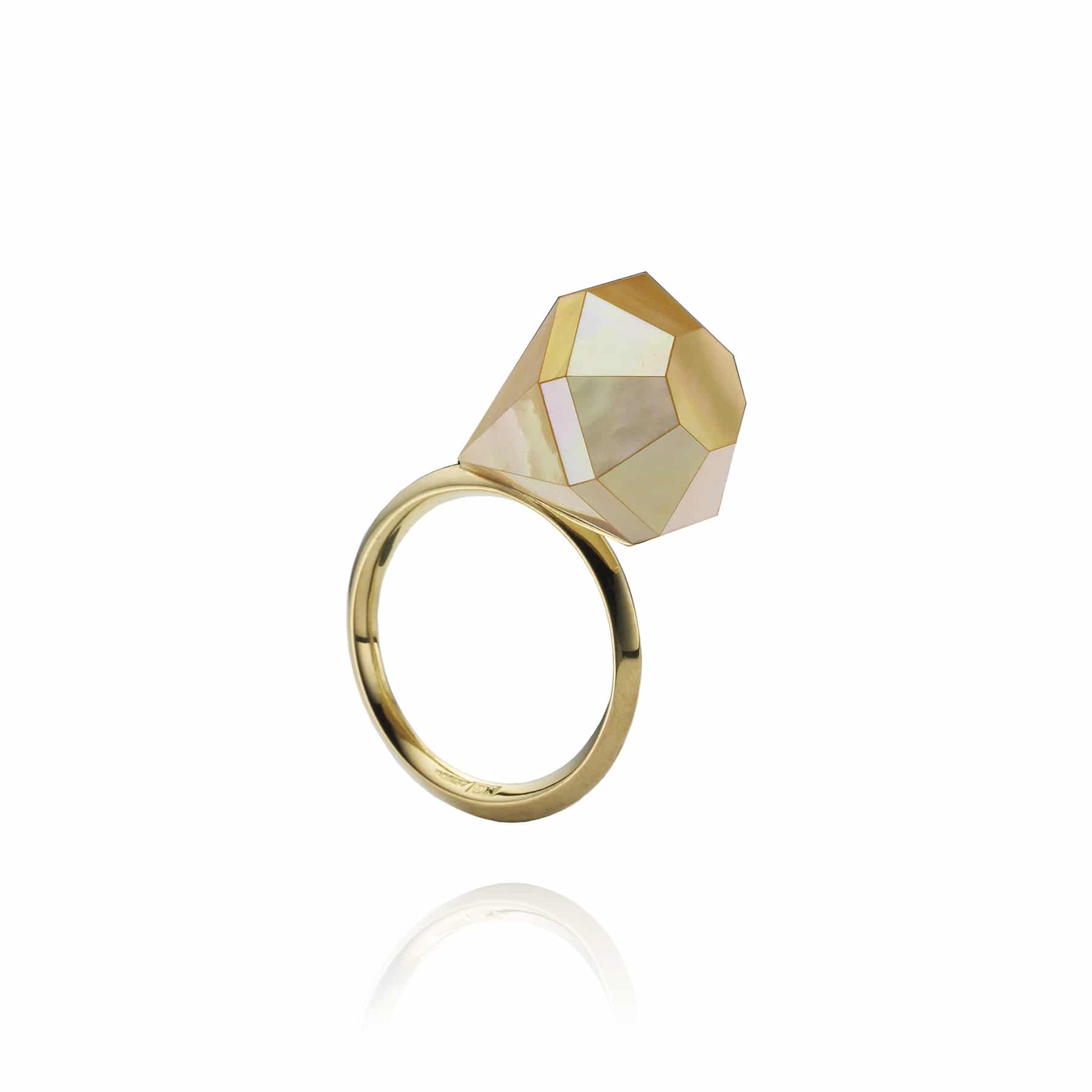 MOP Diamond Ring