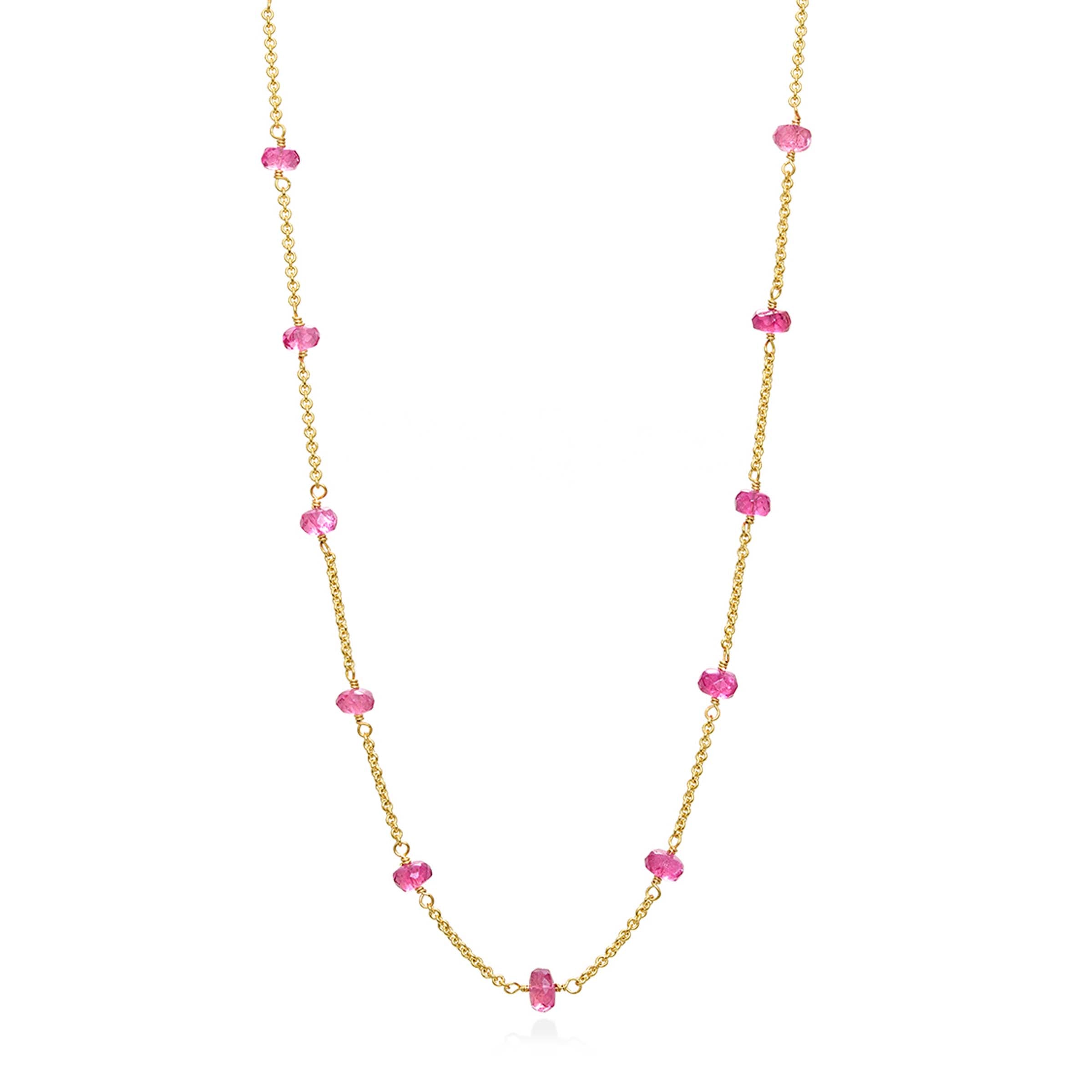 Pear Shape Tourmaline Necklace