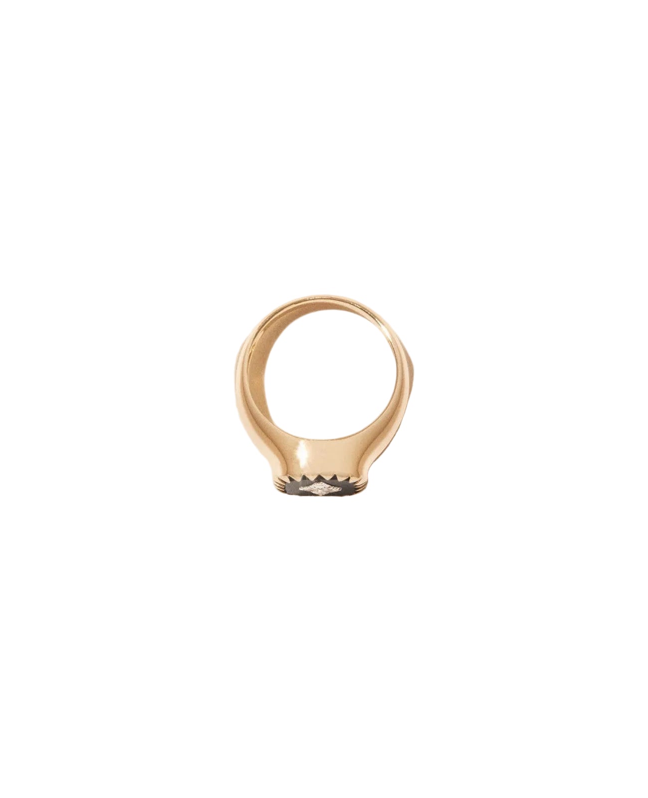 Pierrot Signet Ring Black