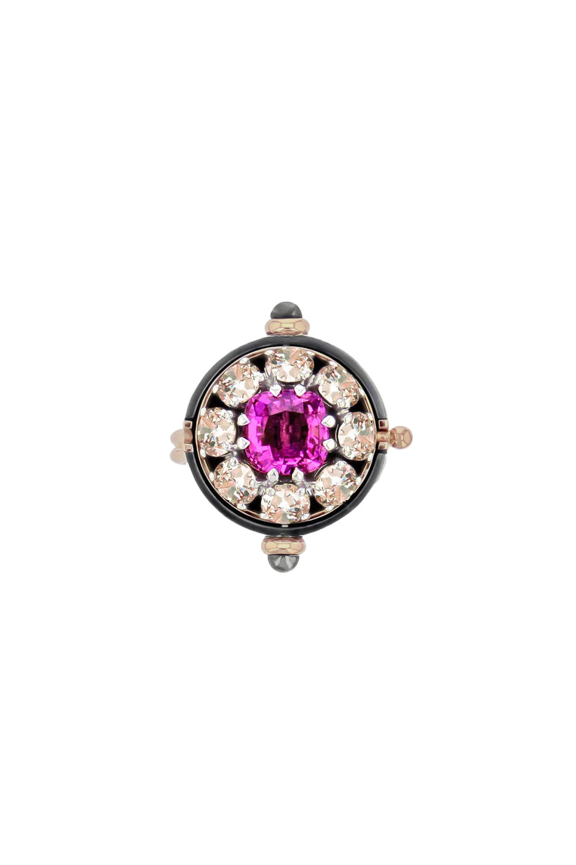 Pink Sapphire Sirius Ring
